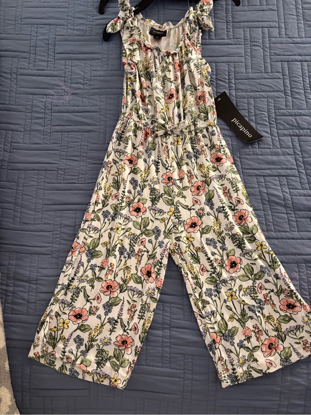 3T White Floral, + Green PolkaDot Jumpsuits, 2 pack. NWT, NBW